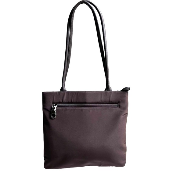 Cee Klein Beautifully Detailed Nylon Zippered Shoulder Tote NWOT - Picture 2 of 10